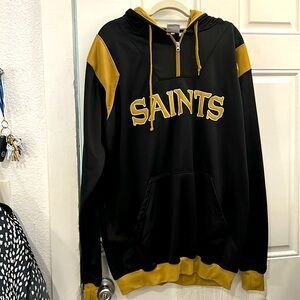 New Orleans Saints Hooded Quarter Zip